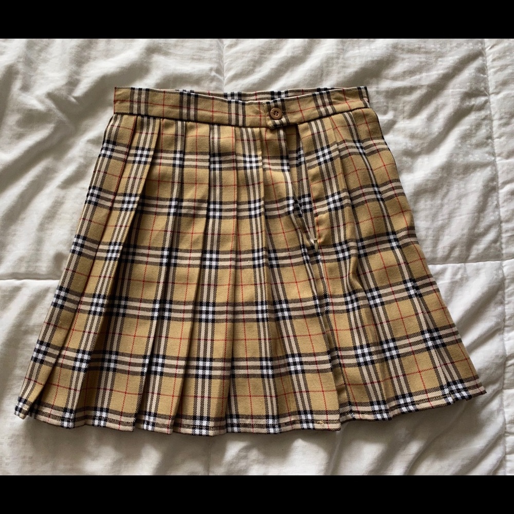 Vintage plaid mini skirt nova check